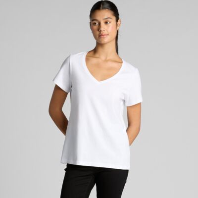 Wo's Maple V Neck Tee Thumbnail